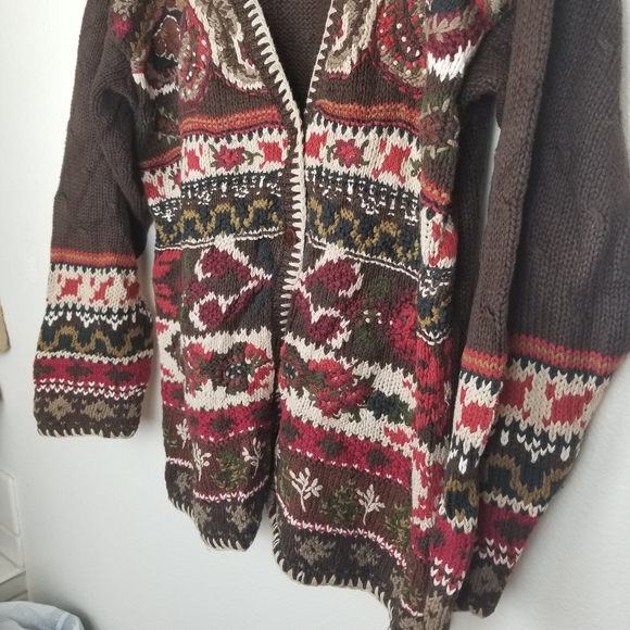 Vintage Casual Corner Embroidered Cardigan Sweater - Picture 4 of 8